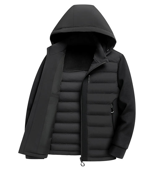 Chaqueta Acolchada de Plumón de Pato con Capucha - Image 14