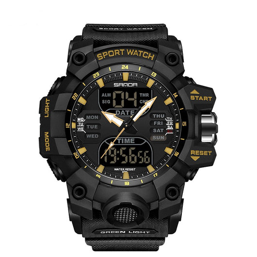 Reloj Despertador Multifuncional con Luz Verde y Sensor Fotoeléctrico - Resistente al Agua y Golpes - Image 8