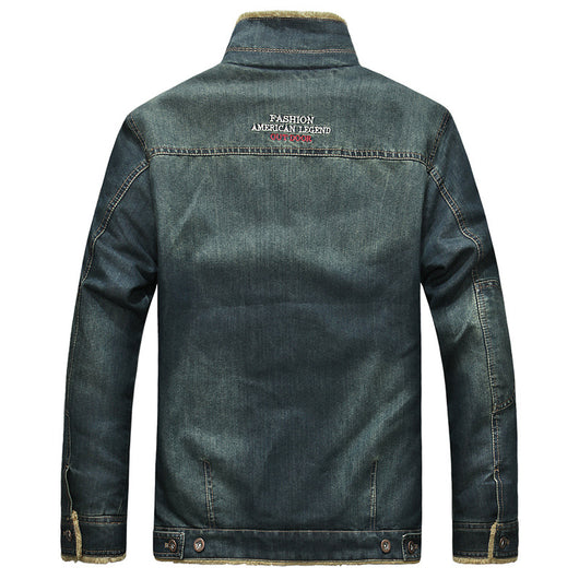 Chaqueta de Denim 100% Algodón - Estilo Clásico Versátil - Image 9