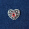 Broche Flor Amapola Rojo Estilo Europeo y Americano