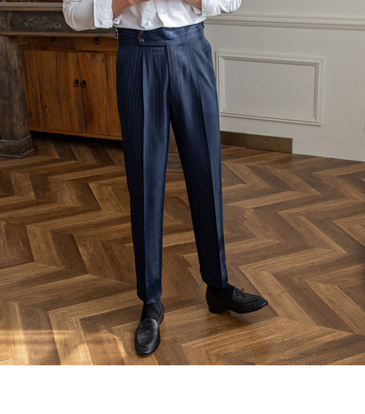 Pantalón Casual de Cintura Alta para Hombre, Recto y sin Planchado - Image 24