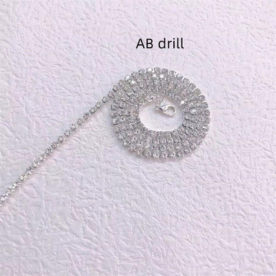 Cadena Trenzada Hip Hop con Strass Brillante - Image 7