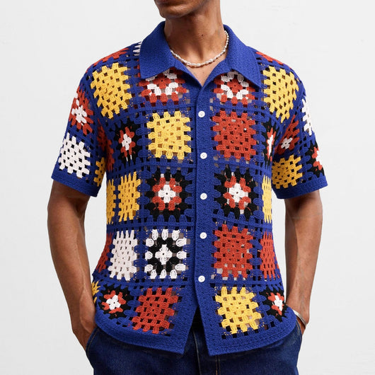 Blusa Tejida a Crochet con Diseño Calado