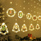 Christmas Tree With Warm White Ring European Round Plug