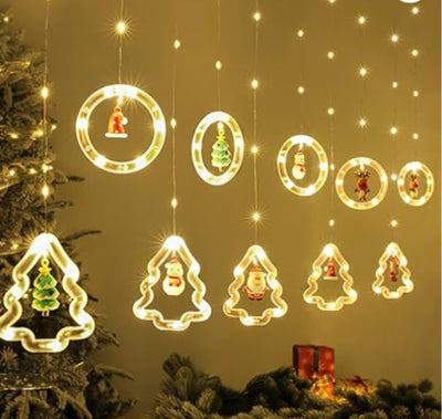 Cadena de Luces Navideñas para Cortinas - Image 25