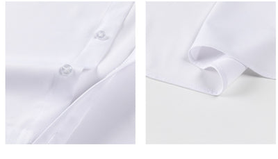 Camisa Elástica Manga Corta para Hombre Talla Grande - Image 16