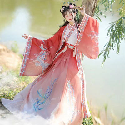 Vestido Ruqun Cruzado Ajustado a la Cintura - Estilo Hada para Primavera y Verano - Image 4