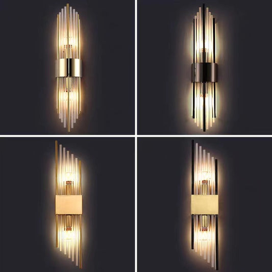 Lámpara de Cristal para Pared de TV - Iluminación Elegante para Sala de Estar - Image 2