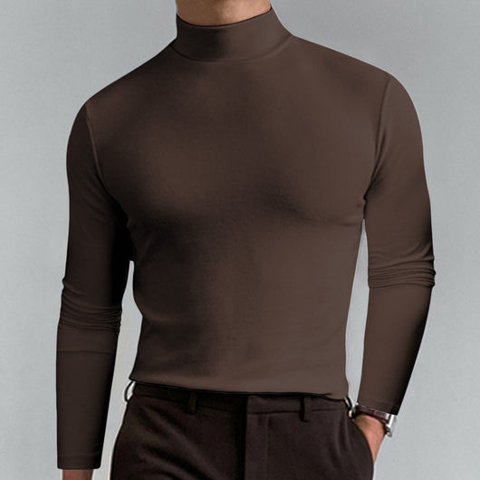 Camiseta Térmica de Cuello Alto Manga Larga para Hombre - Image 12