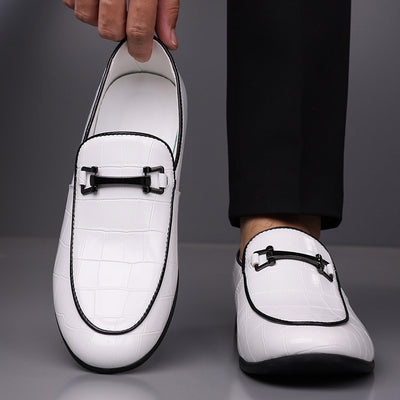 Zapatos de Cuero Ligeros Talla Grande Estilo Cuadros Lujo Premium - Image 15