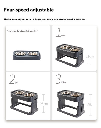 Comedero Elevado de Acero Inoxidable para Mascotas - Image 16