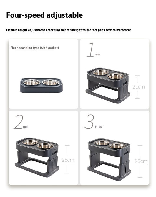Comedero Elevado de Acero Inoxidable para Mascotas - Image 16
