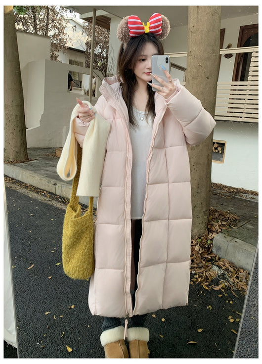 Chaqueta Acolchada Suelta para Mujer con Capucha - Abrigo de Algodón - Image 25