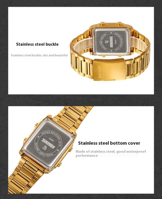 Reloj Deportivo Digital Cuadrado para Hombre con Pantalla de Fecha y Resistencia al Agua - Image 20