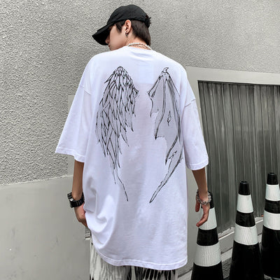 Playera Hip Hop Alas de Ángel Oscuro - Diseño Urban Street - Image 18