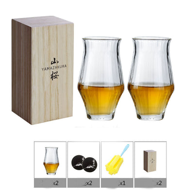 Vaso Retro para Whiskey con Patrón Geométrico Vertical - Image 3