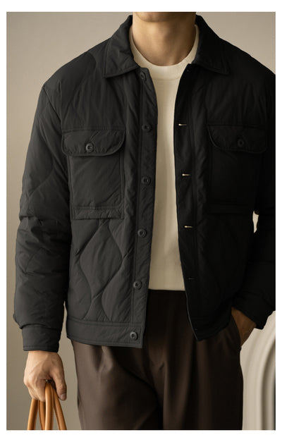 Chaqueta de Plumón de Pato Premium para Hombre - Otoño e Invierno - Image 14