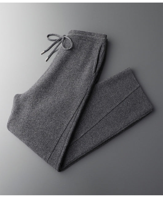 Suéter Tejido de Lana Reversible para Hombre con Cierre - Colores Sólidos - Image 20