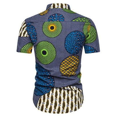 Camisa Casual de Manga Corta Estilo Tradicional para Hombre - Image 13