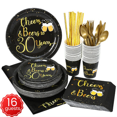 Set de Decoración para Fiesta de Cumpleaños con Estampado Creativo - Image 8