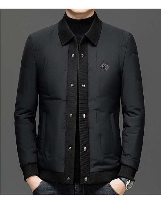 Chaqueta Acolchada con Solapa y Bajo Redondeado - Image 22
