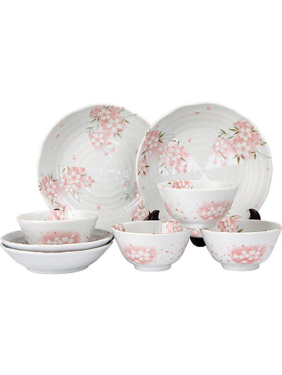 Juego de Vajilla Cerámica Mino-yaki Flor de Cerezo Importada de Japón - Image 3