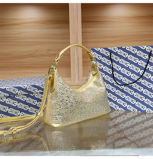 Bolso de Noche Elegante con Strass - Cartera de Gran Capacidad para Mujer - Image 22