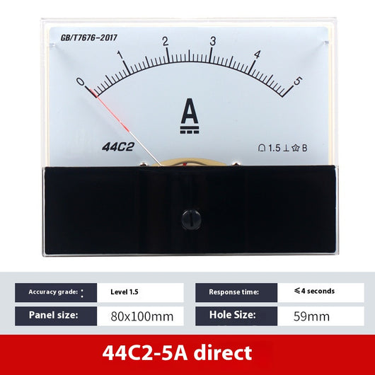 Amperímetro DC Analógico 44C2 - Medidor de Corriente de Precisión - Image 7