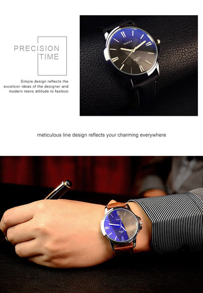 Reloj de Negocios para Hombre Resistente al Agua con Esfera Luminosa - Image 22