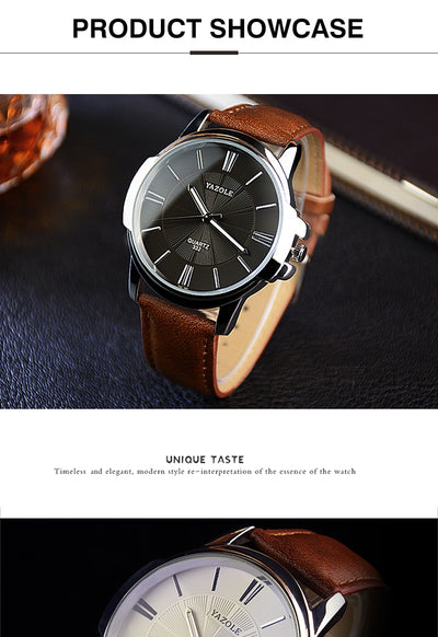 Reloj de Negocios para Hombre Resistente al Agua con Esfera Luminosa - Image 24