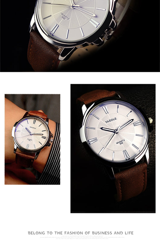 Reloj de Negocios para Hombre Resistente al Agua con Esfera Luminosa - Image 25