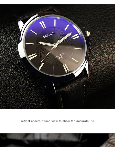 Reloj de Negocios para Hombre Resistente al Agua con Esfera Luminosa - Image 26