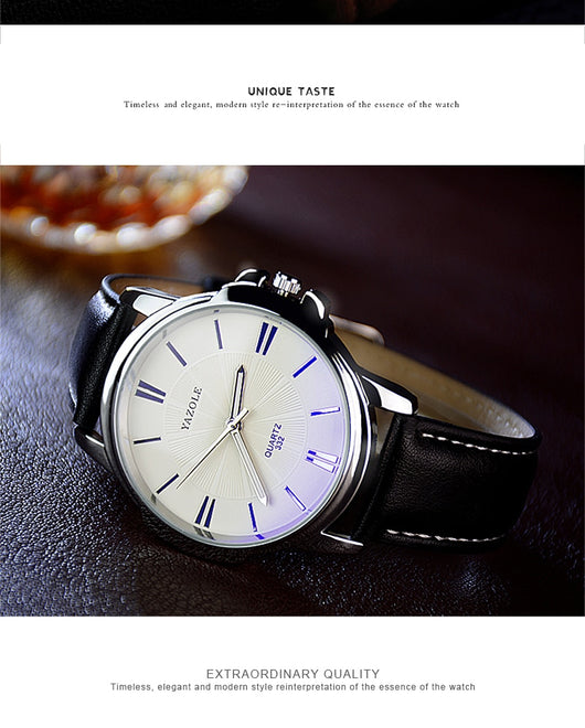 Reloj de Negocios para Hombre Resistente al Agua con Esfera Luminosa - Image 29