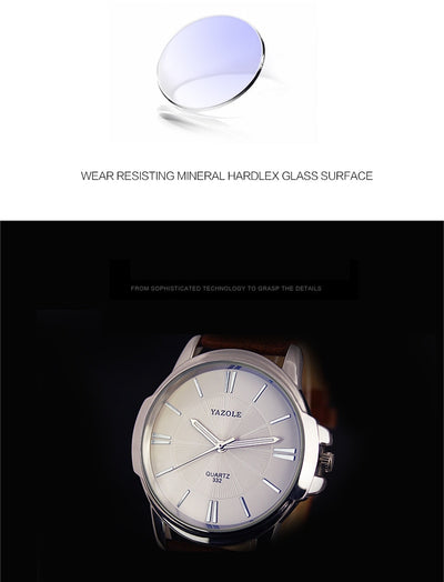 Reloj de Negocios para Hombre Resistente al Agua con Esfera Luminosa - Image 31