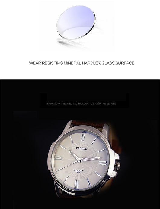 Reloj de Negocios para Hombre Resistente al Agua con Esfera Luminosa - Image 31