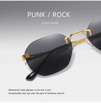 Gafas de Sol Metálicas sin Marco - Diseño Minimalista Unisex - Image 21