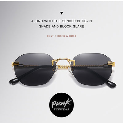 Gafas de Sol Metálicas sin Marco - Diseño Minimalista Unisex - Image 22