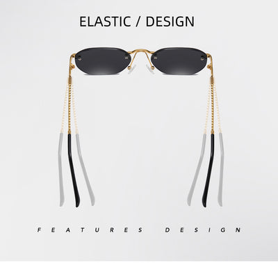 Gafas de Sol Metálicas sin Marco - Diseño Minimalista Unisex - Image 23