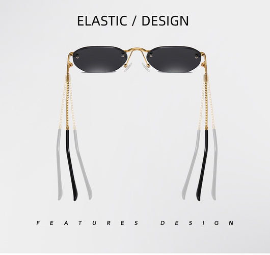 Gafas de Sol Metálicas sin Marco - Diseño Minimalista Unisex - Image 23