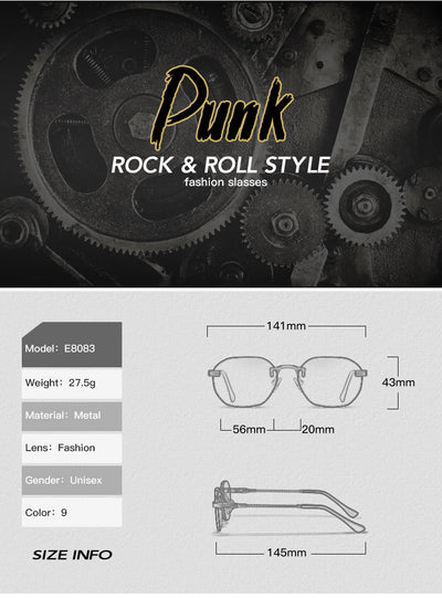 Gafas de Sol Metálicas sin Marco - Diseño Minimalista Unisex - Image 25