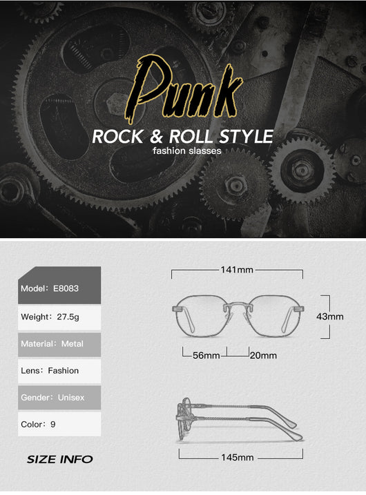 Gafas de Sol Metálicas sin Marco - Diseño Minimalista Unisex - Image 25