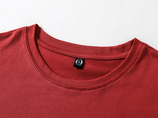 Camiseta Holgada de Algodón con Hombro Caído - Estilo Moderno - Image 24