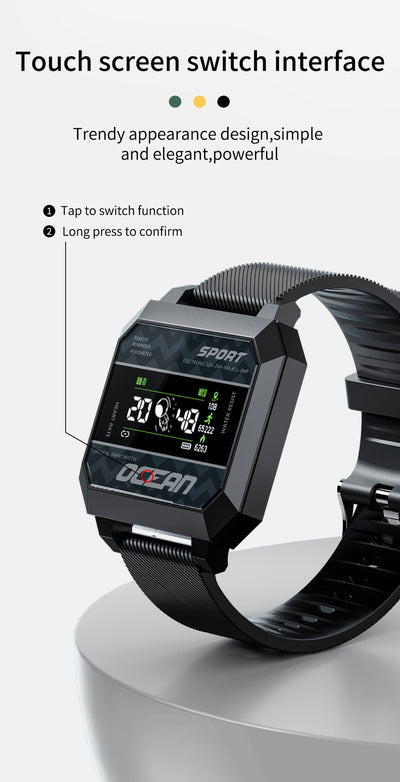 Reloj Inteligente Deportivo con Monitor de Frecuencia Cardíaca y Presión Arterial - Image 8
