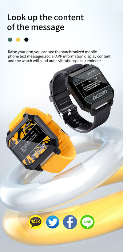 Reloj Inteligente Deportivo con Monitor de Frecuencia Cardíaca y Presión Arterial - Image 11