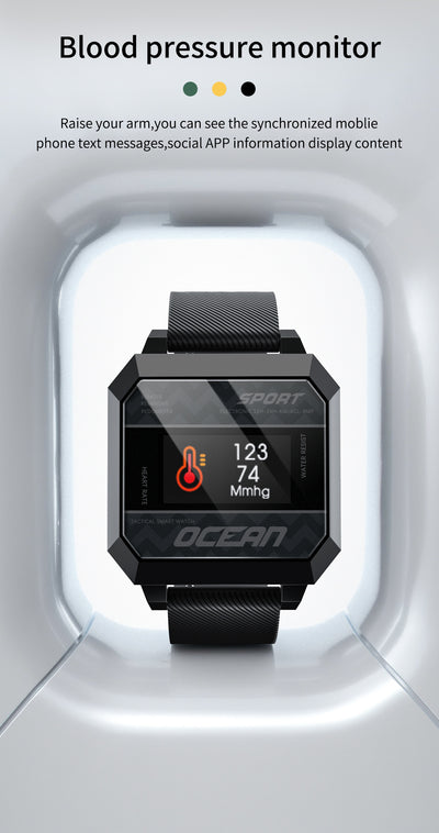 Reloj Inteligente Deportivo con Monitor de Frecuencia Cardíaca y Presión Arterial - Image 14