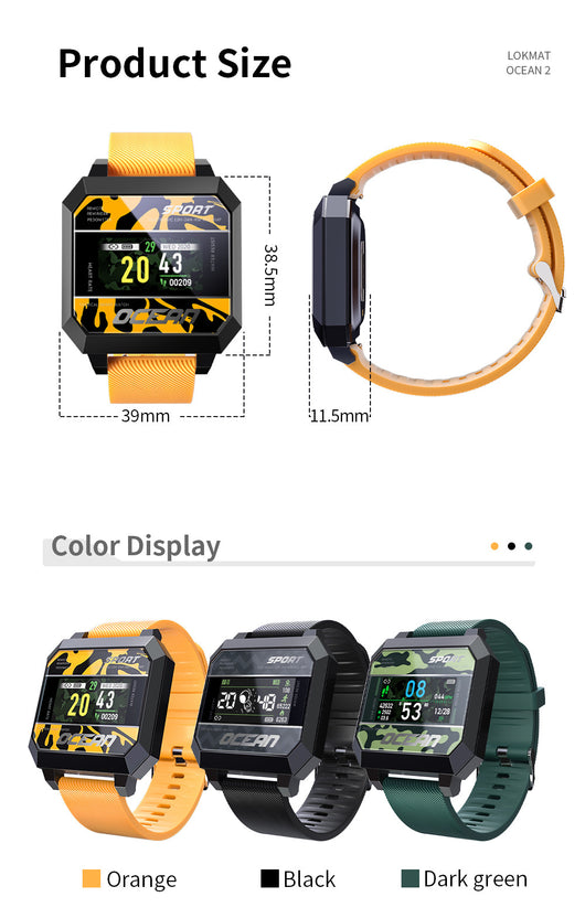Reloj Inteligente Deportivo con Monitor de Frecuencia Cardíaca y Presión Arterial - Image 22