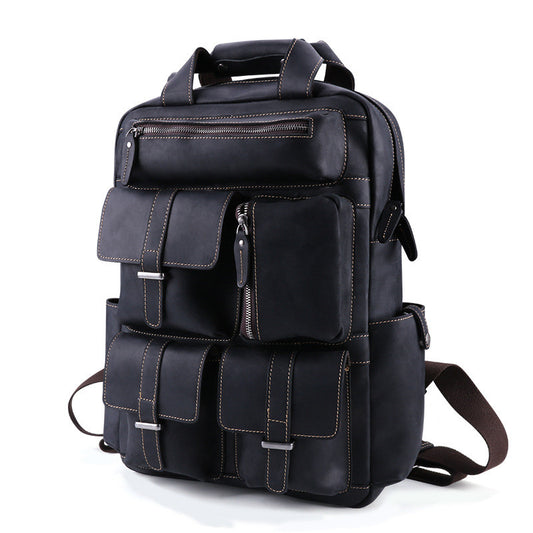 Bolsa de Cuero Crazy Horse Retro para Hombre