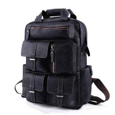 Bolsa de Cuero Crazy Horse Retro para Hombre