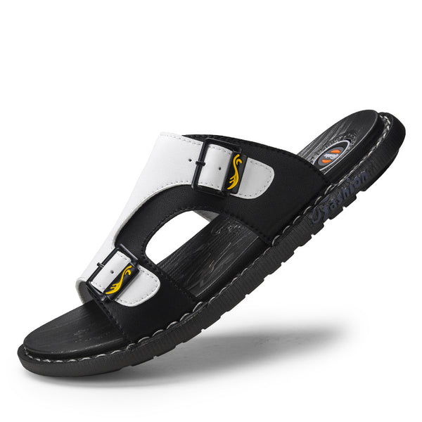 Pantuflas Casuales de Cuero para Hombre - Comodidad Outdoor - Image 3