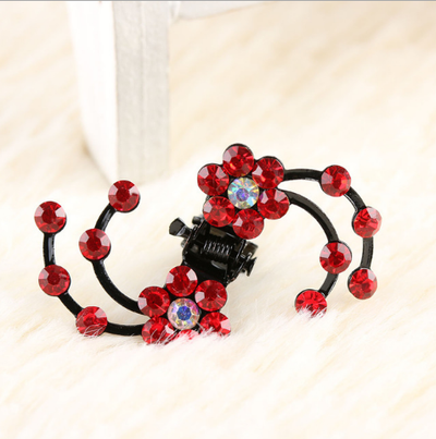 Pinza para Cabello para Niñas - Flor con Brillantes - Image 10